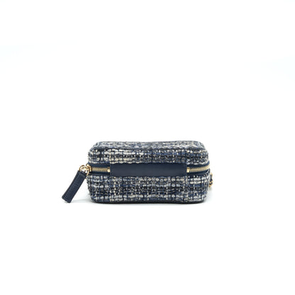 Chanel tweed and Python Small Vanity Case