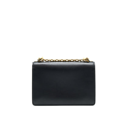 Dior J'adior Medium Flap Bag with Chain Black GHW