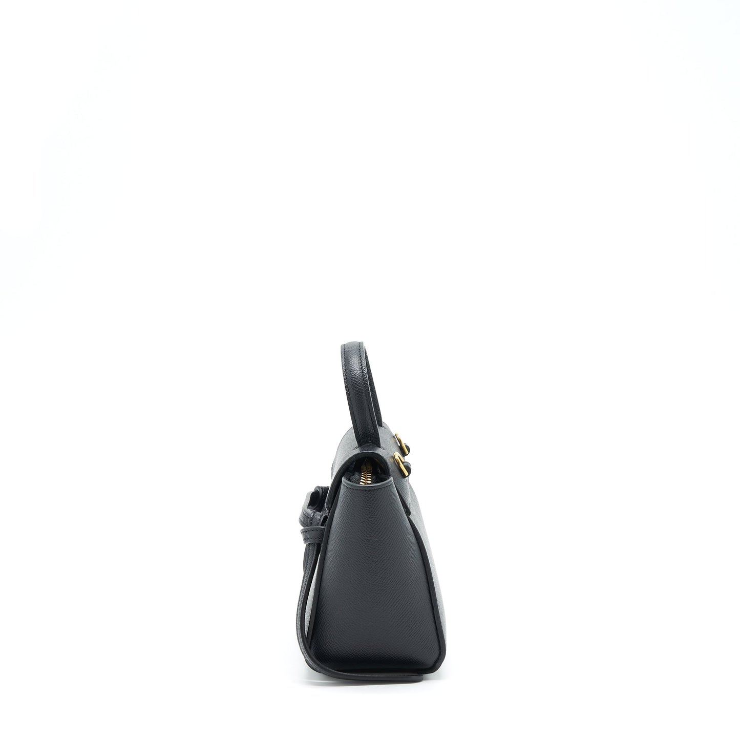 Celine Pico Belt Purse Calfskin Black