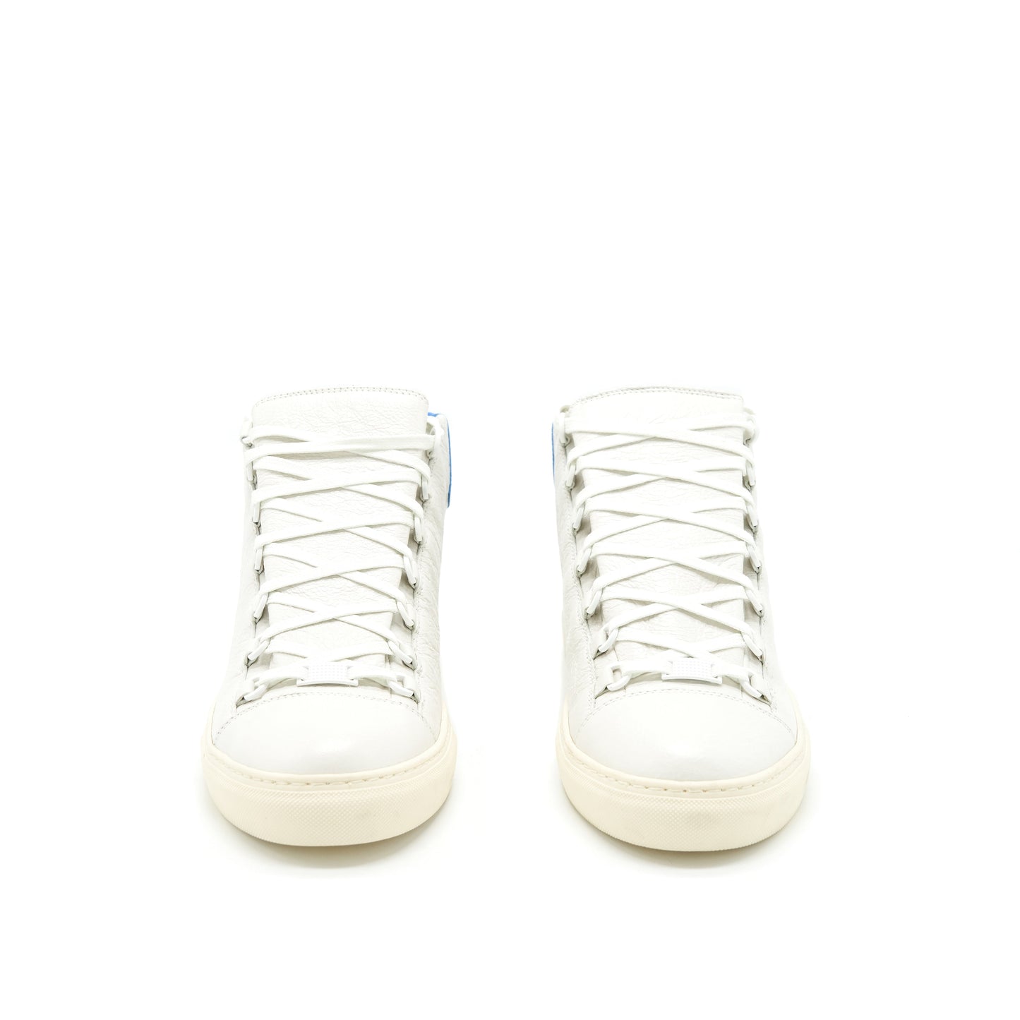 Balenciaga size 44 Men's Arena High white/ blue
