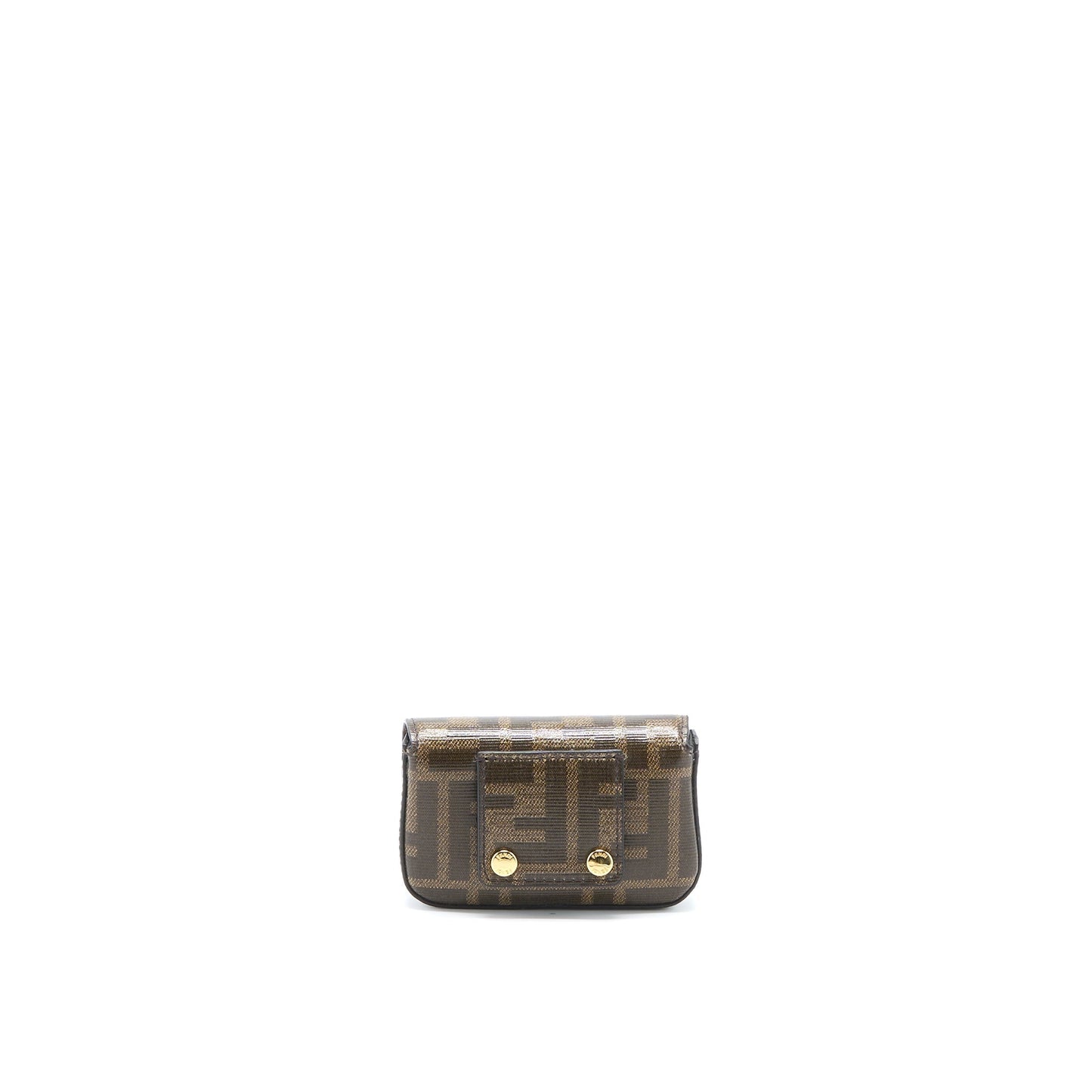 Fendi Baguette Mini Belt Purse Jacquard Canvas/Leather