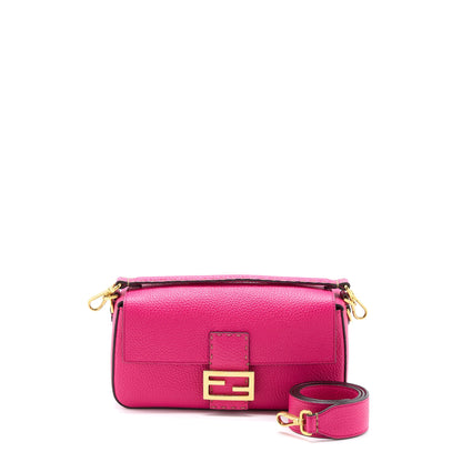Fendi Baguette Purse Calfskin Pink