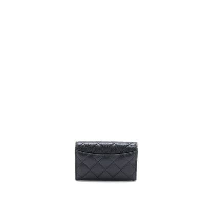 Chanel Classic Flap Cardholder Caviar Black GHW