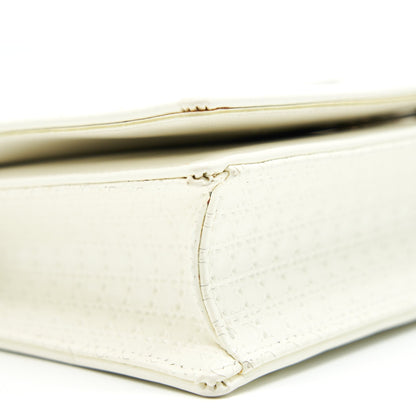 Dior mini Diorama Bag White with SHW