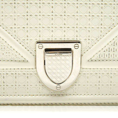 Dior mini Diorama Bag White with SHW