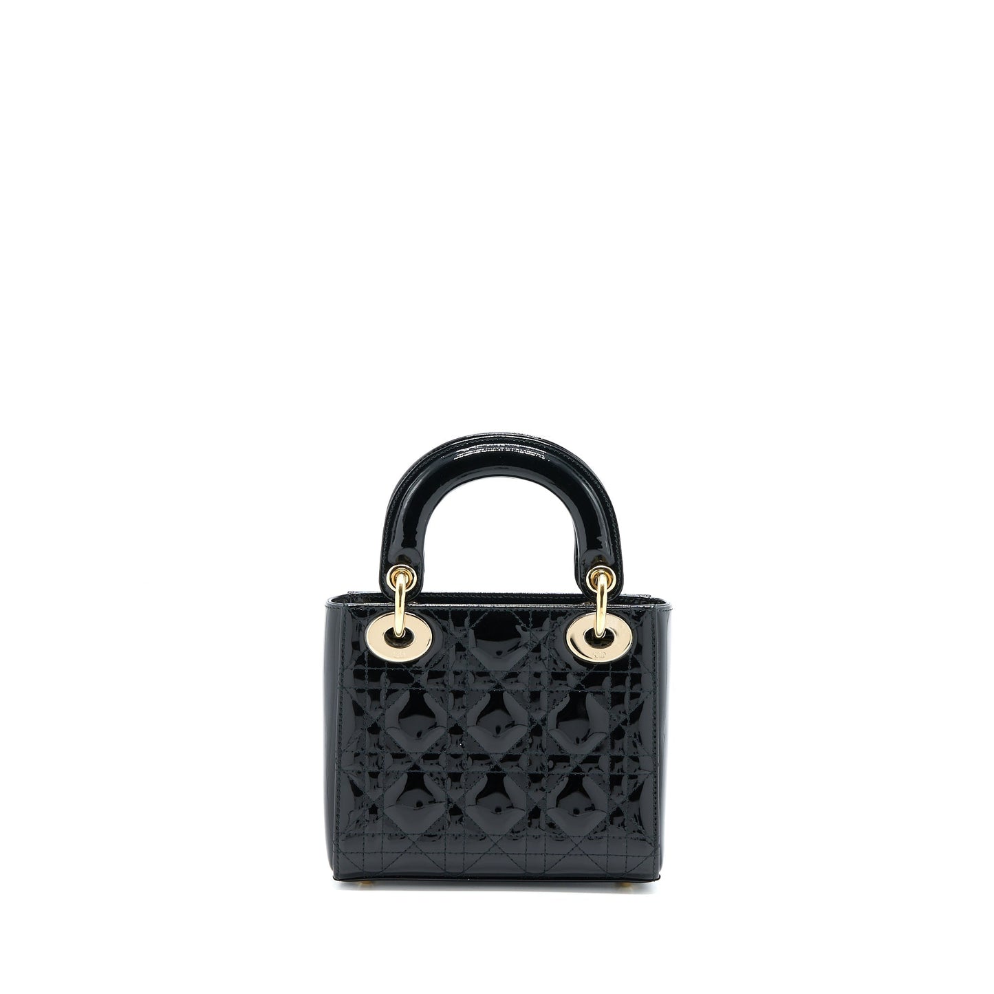 Dior Mini Lady Dior Patent Black
