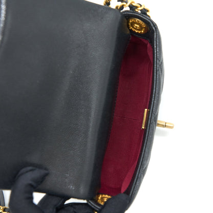 Chanel 22A Square Flap Bag Caviar Black GHW (Microchip)