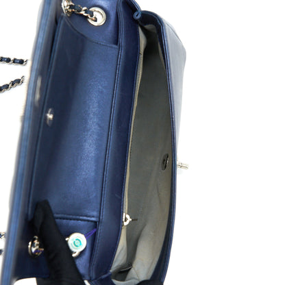 Chanel Mademoiselle Flap Bag Lambskin Navy SHW