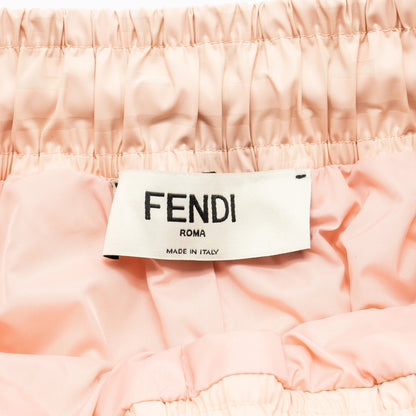 Fendi Size Logo Shorts Polyester Pink