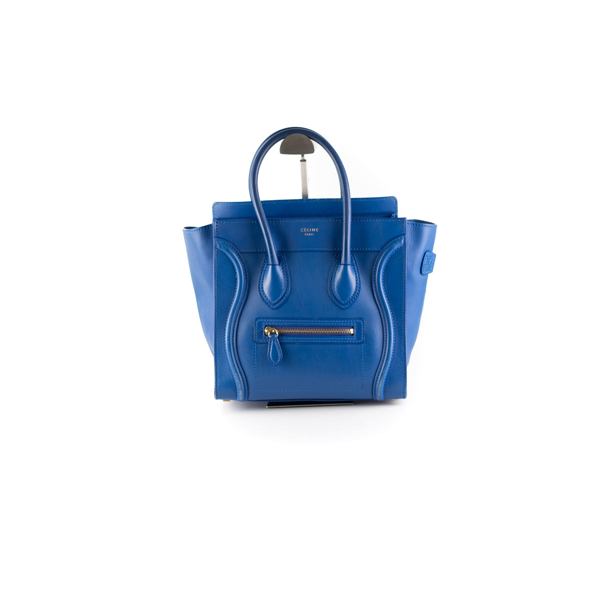 Luxury CELINE Micro Luggage Blue