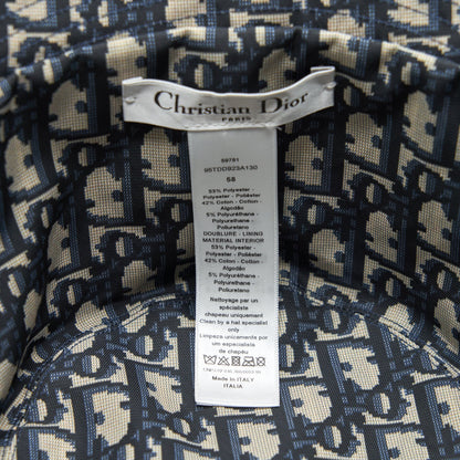 CHRISTIAN DIOR BUCKET HAT NAVY SIZE58