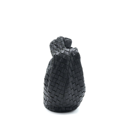 Bottega Veneta Jodie Lambskin Black