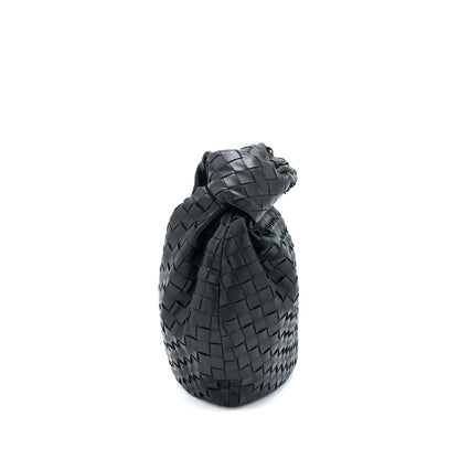 Bottega Veneta Jodie Lambskin Black