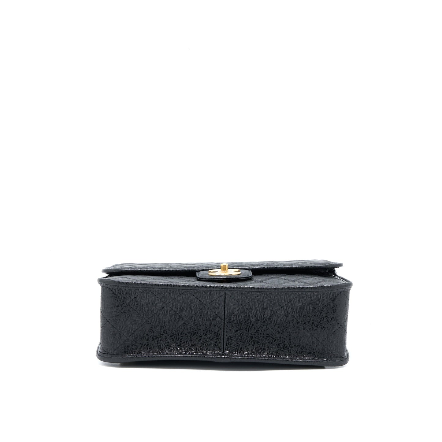 Chanel 22K Large Backpack Caviar Black Brushed GHW (Microchip)
