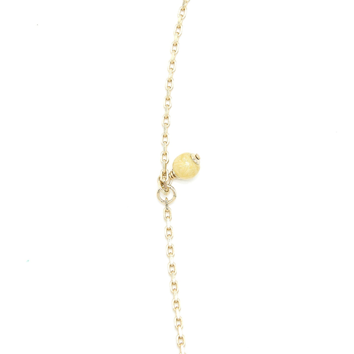 Chanel No.5/CC Logo/Star Necklace Light Gold Tone