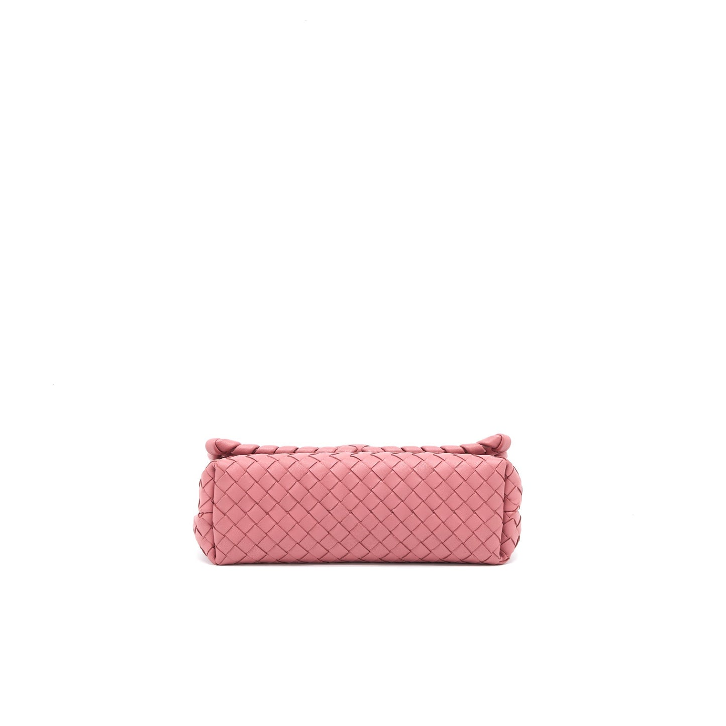 Bottega Veneta Olympia Chain Purse Nappa Dark Pink with Black Hardware