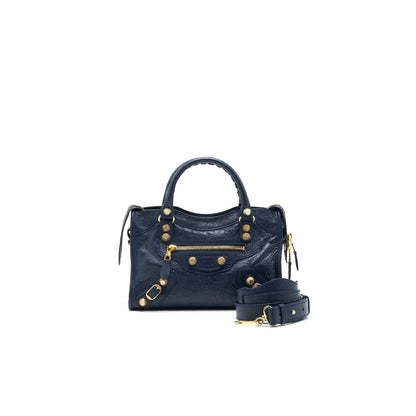 Balenciaga Mini Giant City Crossbody Purse Navy