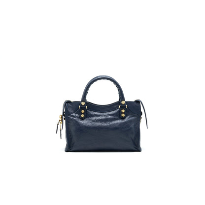Balenciaga Mini Giant City Crossbody Purse Navy