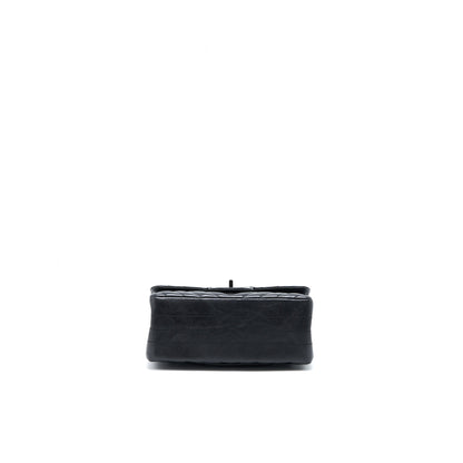 Chanel Mini Reissue 2.55 Flap Bag Chevron Aged Calfskin So Black