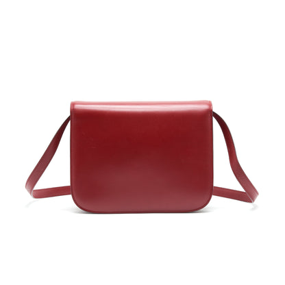 Celine Medium Classic Purse Red with