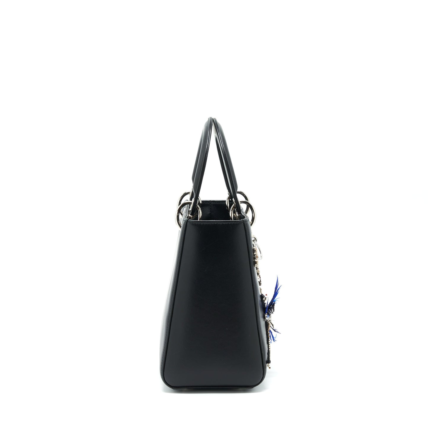 Dior Medium Lady Dior Limited Edition Lambskin Black/Multicolor