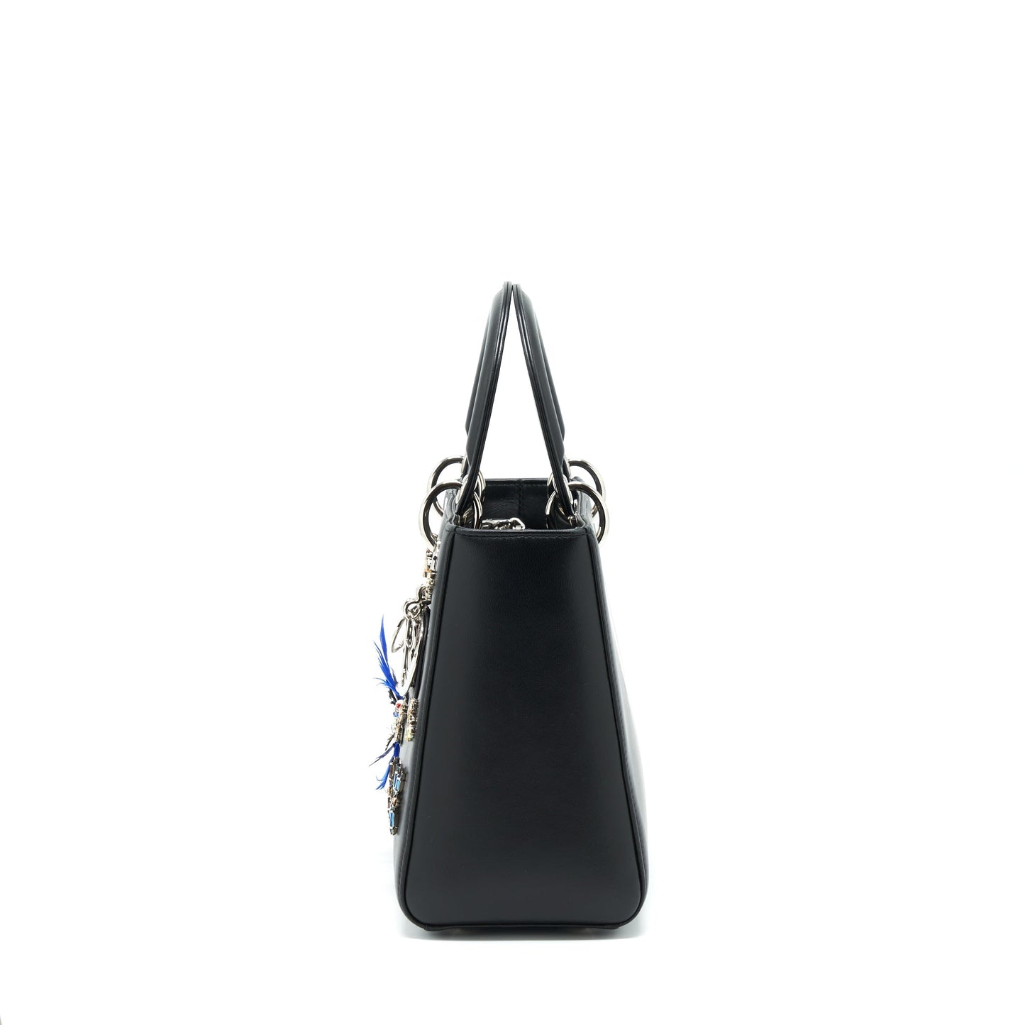 Dior Medium Lady Dior Limited Edition Lambskin Black/Multicolor