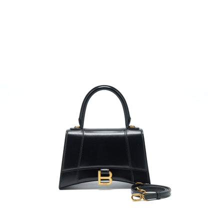 Balenciaga Hourglass S Calfskin Black