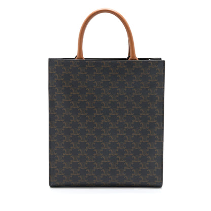 Luxury CELINE Vertical Cabas Triomphe Canvas