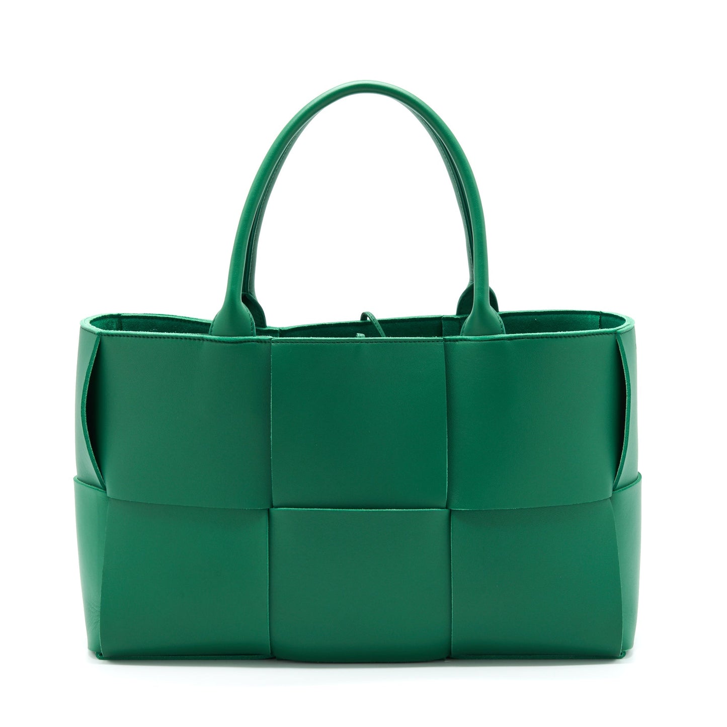 Bottega Veneta Arco Tote Purse Lambskin Parakeet Green