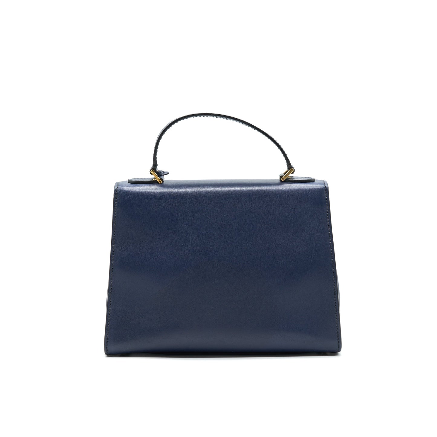 CHRISTIAN Dioraddict Top Handle Purse In Navy