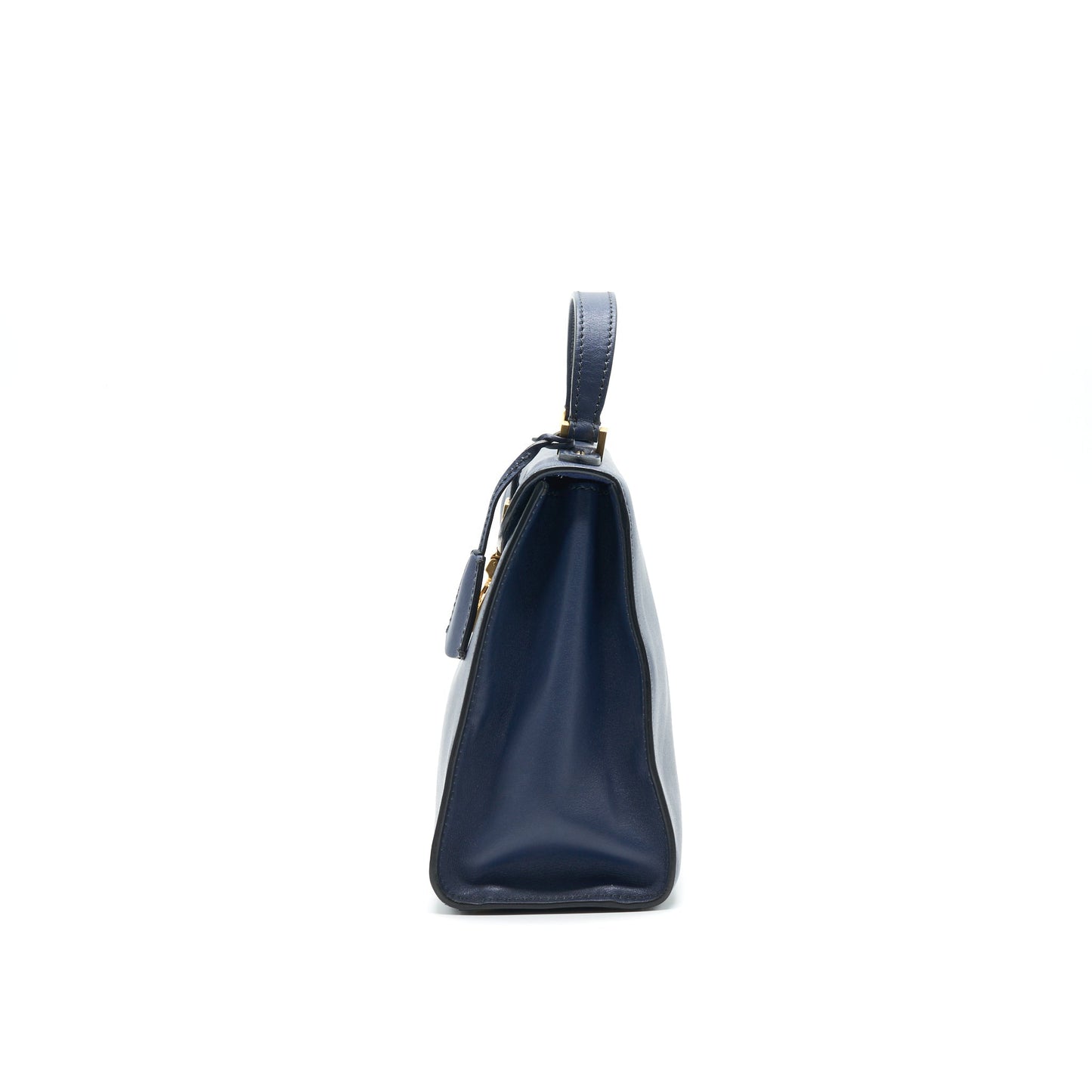 CHRISTIAN Dioraddict Top Handle Purse In Navy