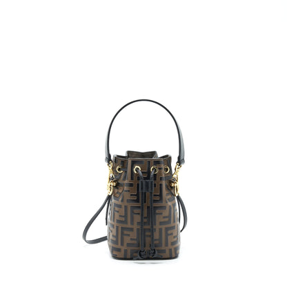 Fendi Mon Tresor Mini Bucket Brown