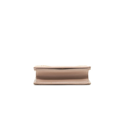 Dior Small Studded Diorama Beige GHW