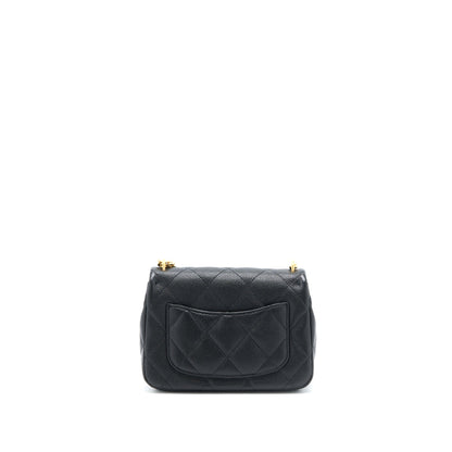Chanel 23P Coco Love Flap Bag Caviar Black GHW (Microchip)