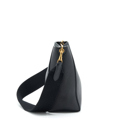 Celine Small Sangle Bucket Purse Soft Grained Calfskin Black