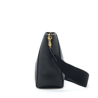 Celine Small Sangle Bucket Purse Soft Grained Calfskin Black
