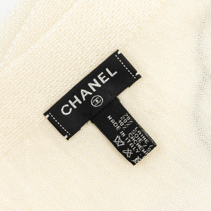 Chanel 21c Scarf Wool/Cashmere Ivory