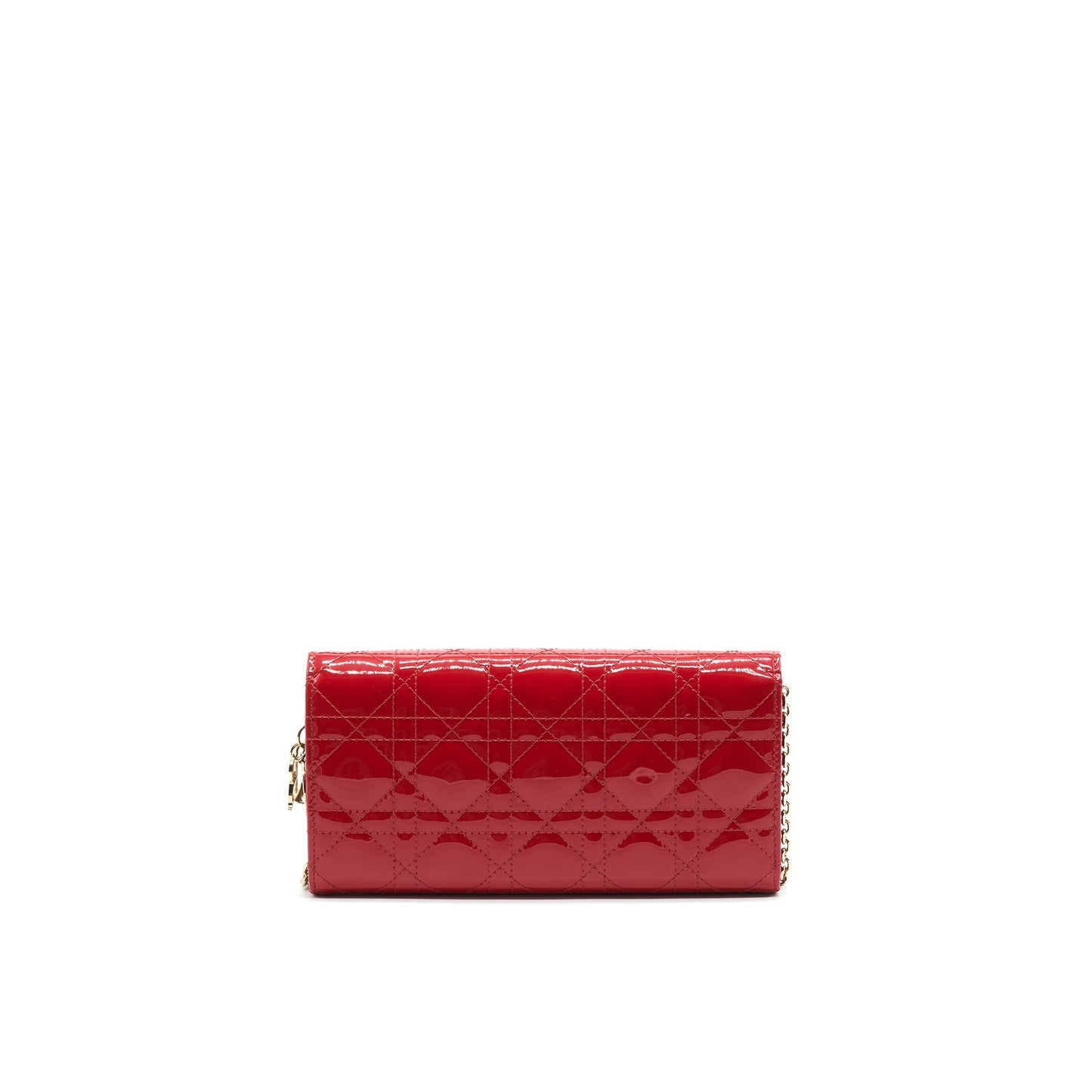 Dior Lady Dior Wallet on Chain Red