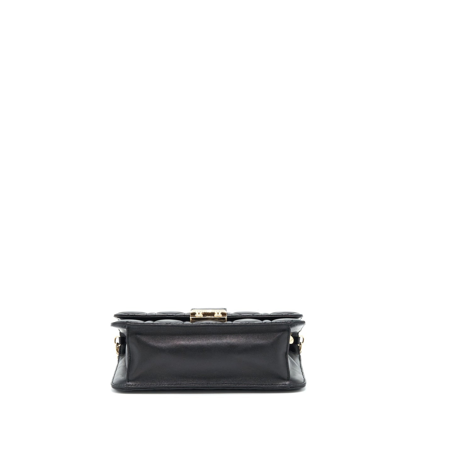 Dior Miss Dior Mini Crossbody Chain Purse Lambskin Black