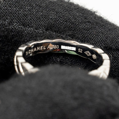 Chanel Size 52 coco crush ring mini version 18k white gold