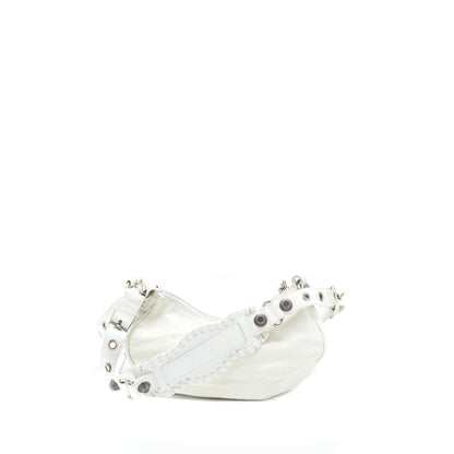 Balenciaga Le Cagole Mini Purse Lambskin White