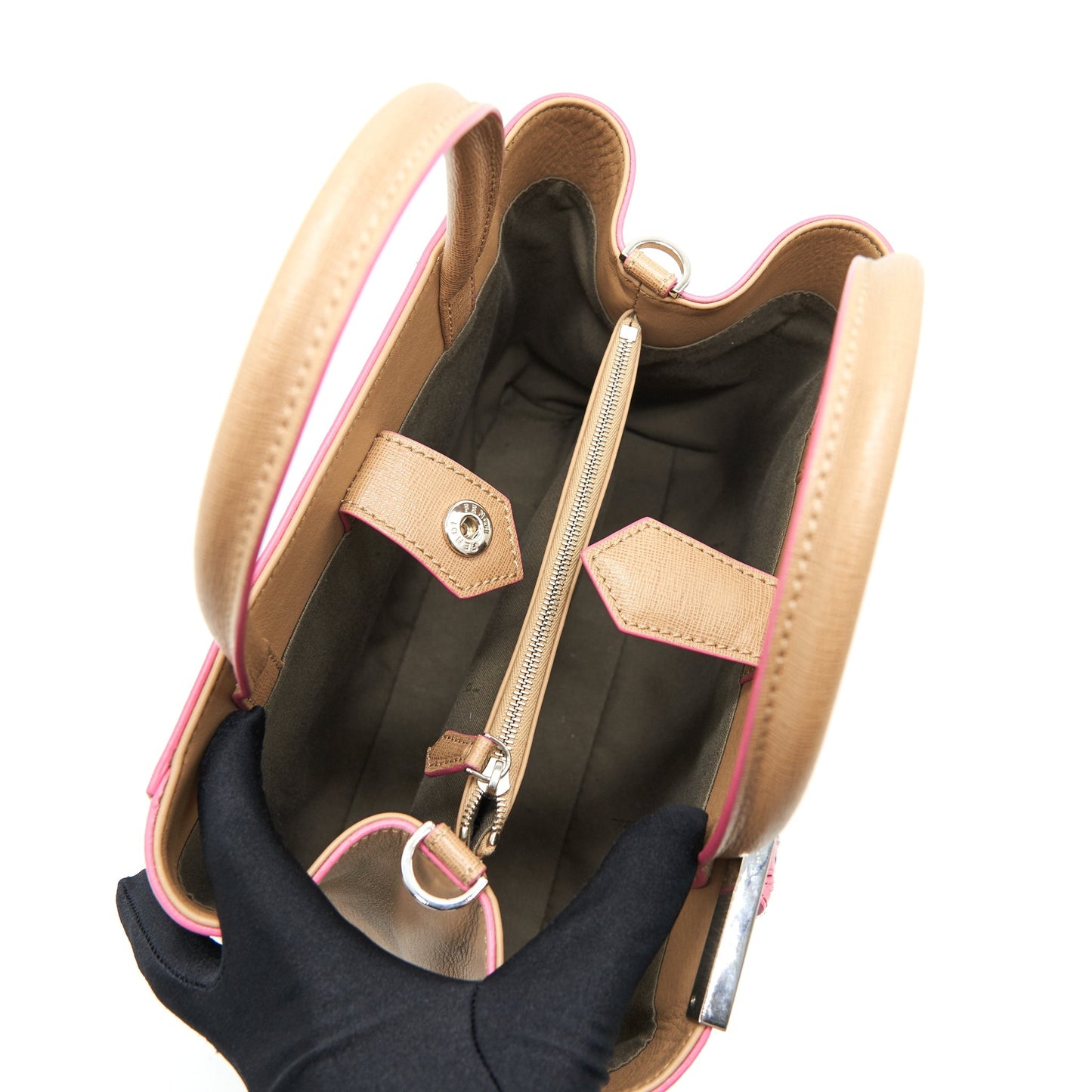 Fendi 2Jours Mini Beige /Pink SHW