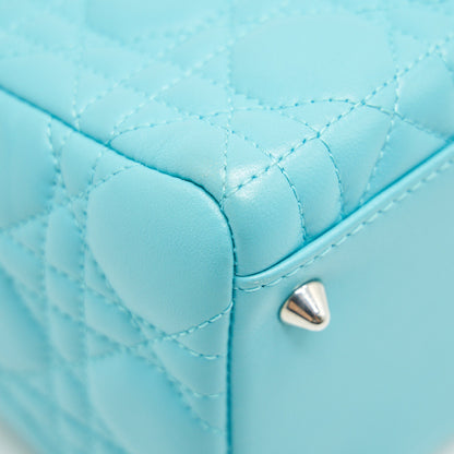Dior Medium Lady Dior Lambskin Blue SHW