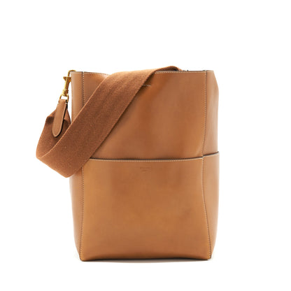 Celine Sangle Bucket Purse brown
