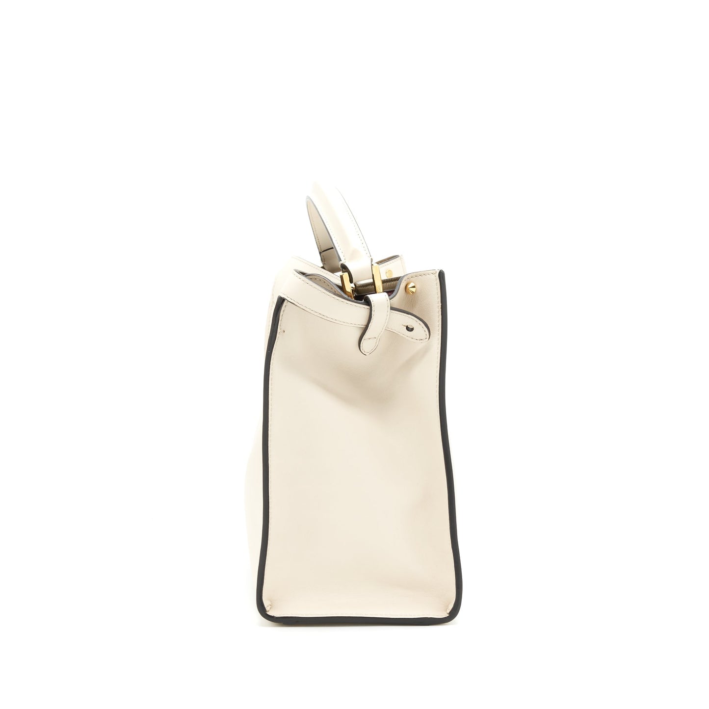 Fendi Peekaboo X-Lite Calfskin Camelia