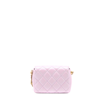 Chanel 21K My Perfect Mini Flap Bag Caviar Pink GHW (Microchip)