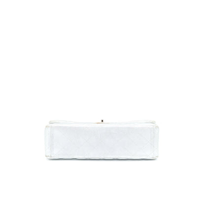 Chanel Maxi Classic Single Flap Bag Lambskin Silver SHW