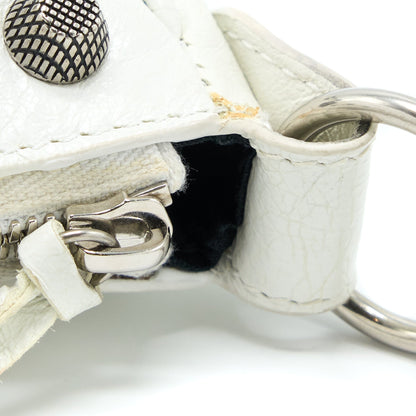 Balenciaga Le Cagole Mini Purse Lambskin White