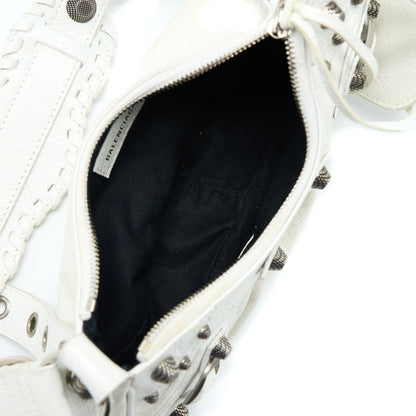 Balenciaga Le Cagole Mini Purse Lambskin White