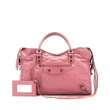 Balenciaga Classic City Purse in Pink